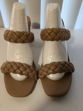 Dolce Vita Braided Double-Strap Sandals in Tan, HARDY